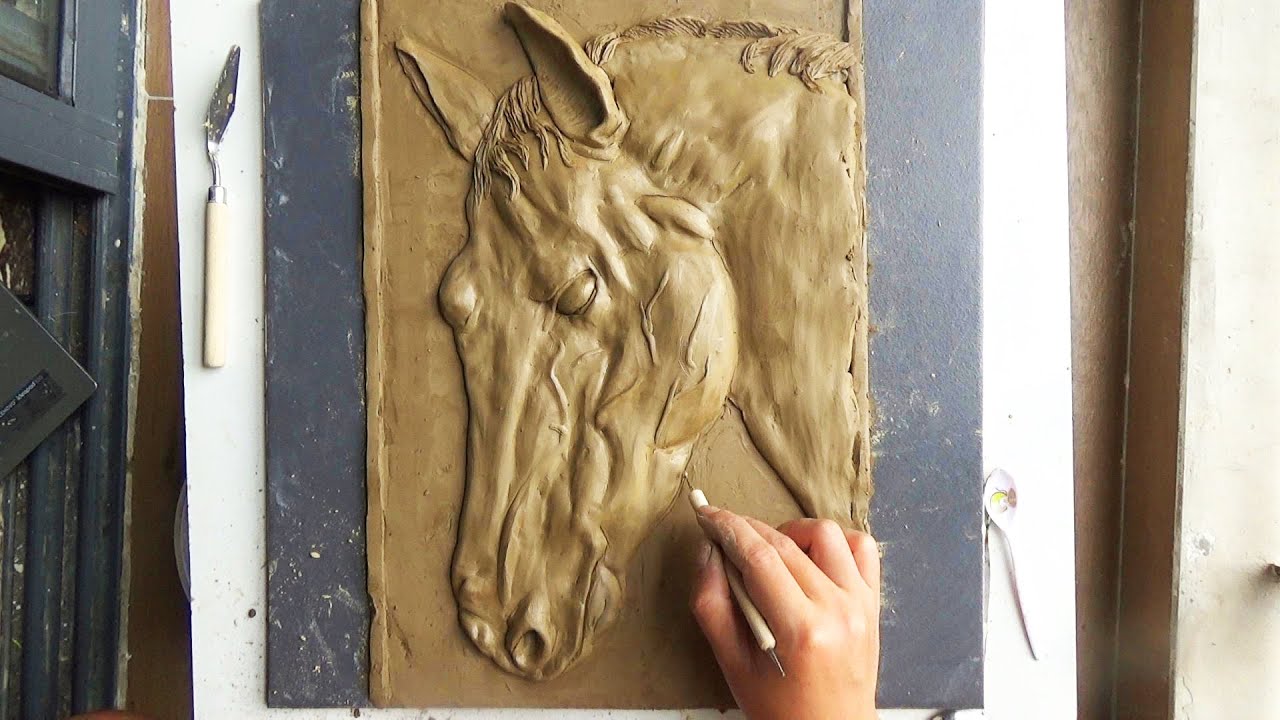 Sculpting A 3D Horse, Sculpture Timelapse in Clay