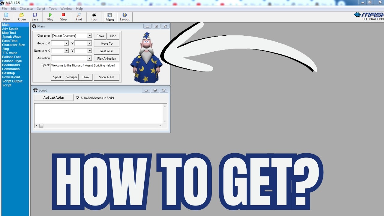 How to install MASH (Microsoft Agent Scripting Helper) on your pc!
