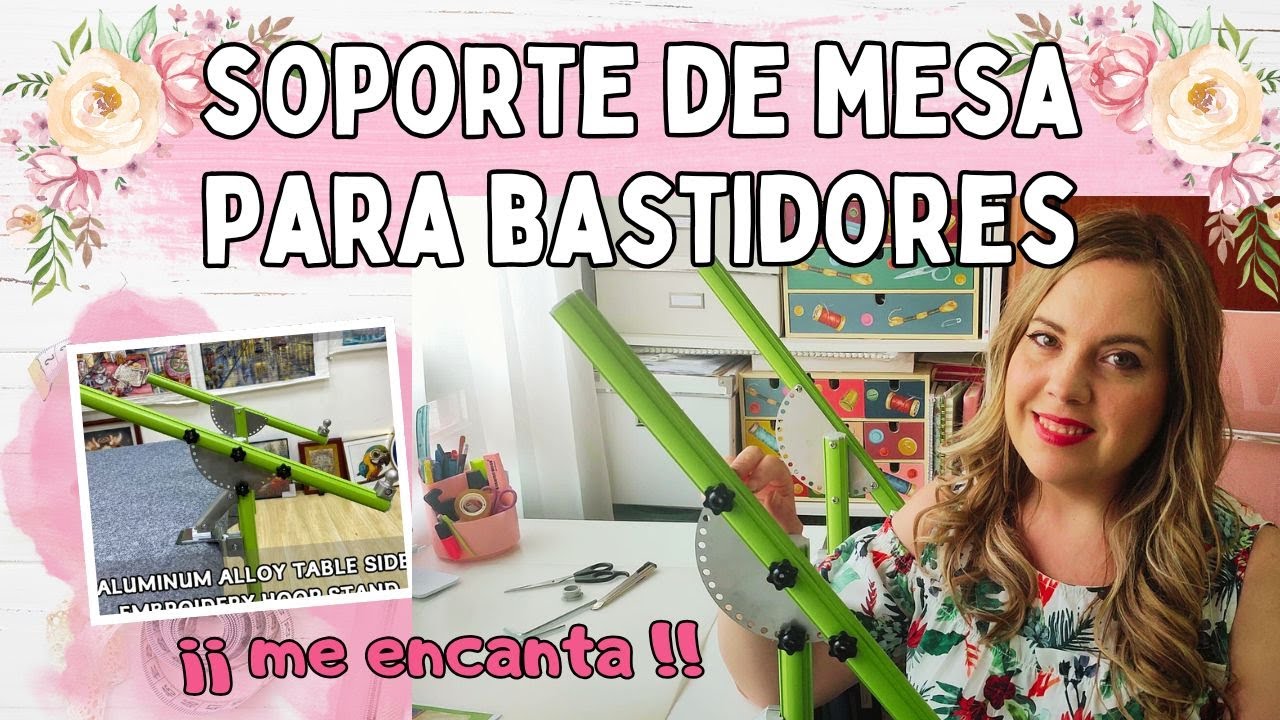 SOPORTE de mesa para BASTIDORES 🧵 punto de cruz ✨Unboxing y montaje 🌸 Painting Fairy Cross Stitch