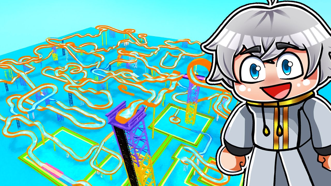 Habisin 100.000 ROBUX Demi Bikin WATER SLIDE Paling Keren di Roblox!