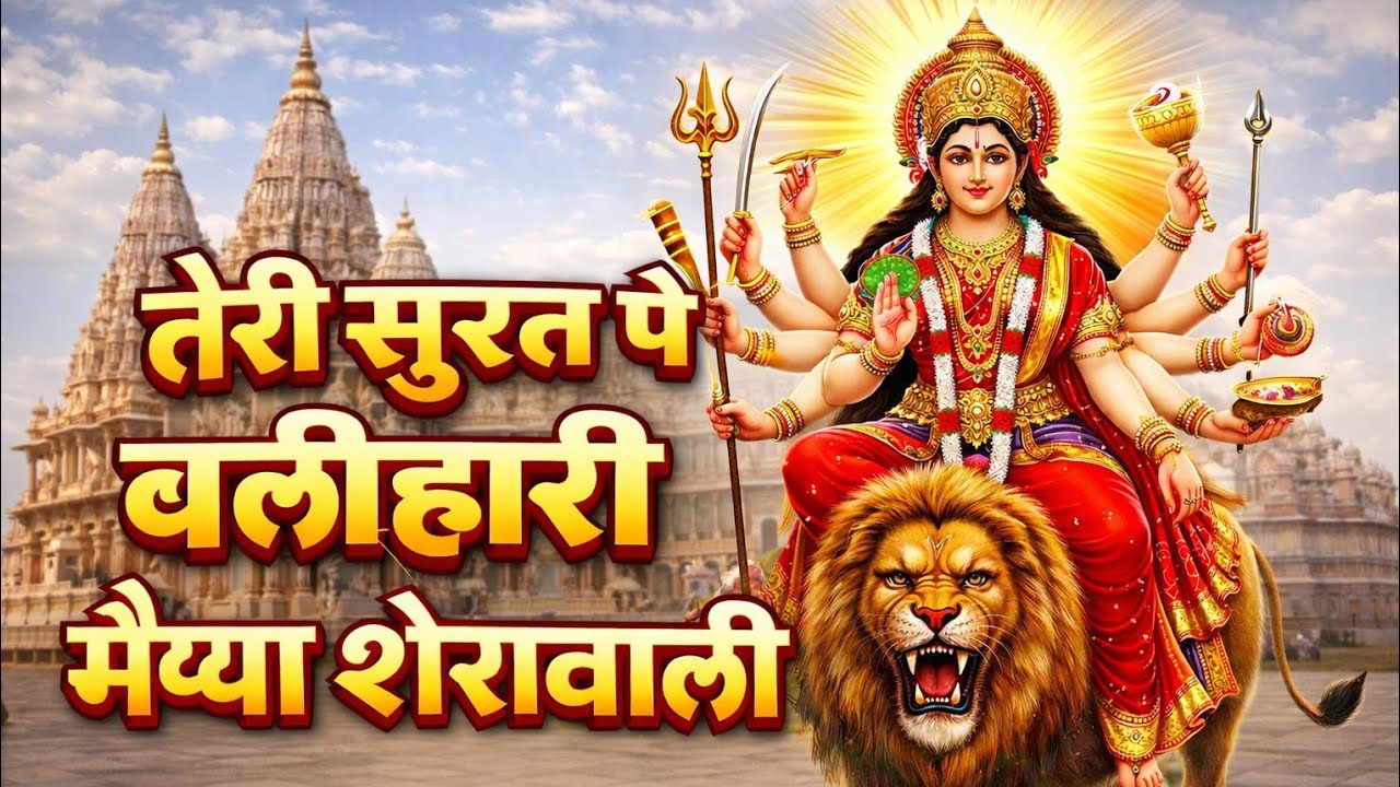 तेरी सूरत पे जाऊँ बलिहारी: मैय्या शेरावाली का लाइव जागरण भजन  |ai generated bhajan|