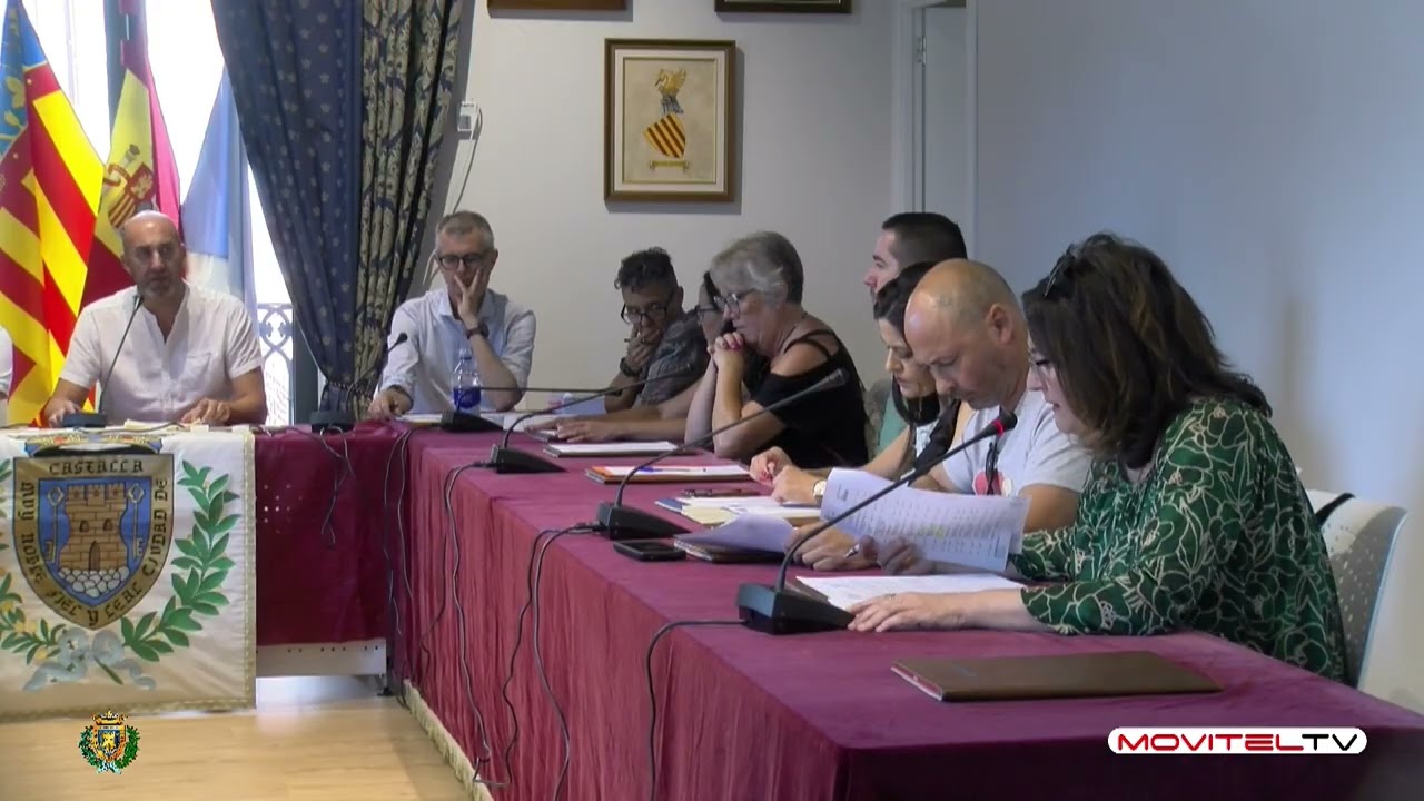 Pleno Extraordinario M.I. Ayuntamiento de Castalla 08.08.2025