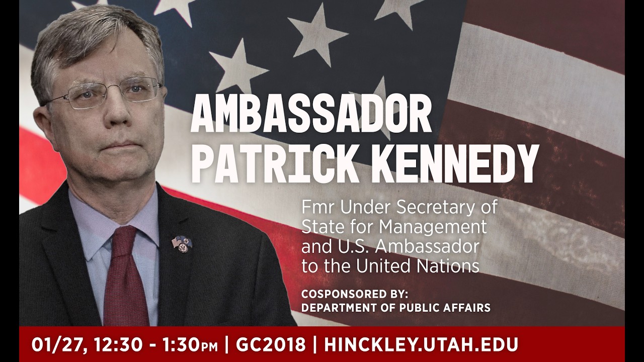 1.27.26 Working Globally Panel with Ambassador Patrick Kennedy