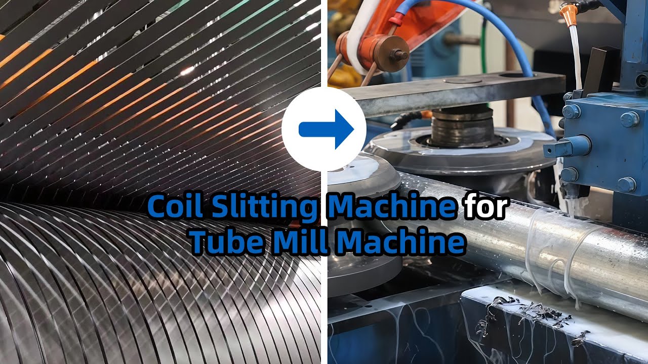 Steel Slitting Machine For Tube Mill Making Machine | Full Automatic Metal Slitting Line