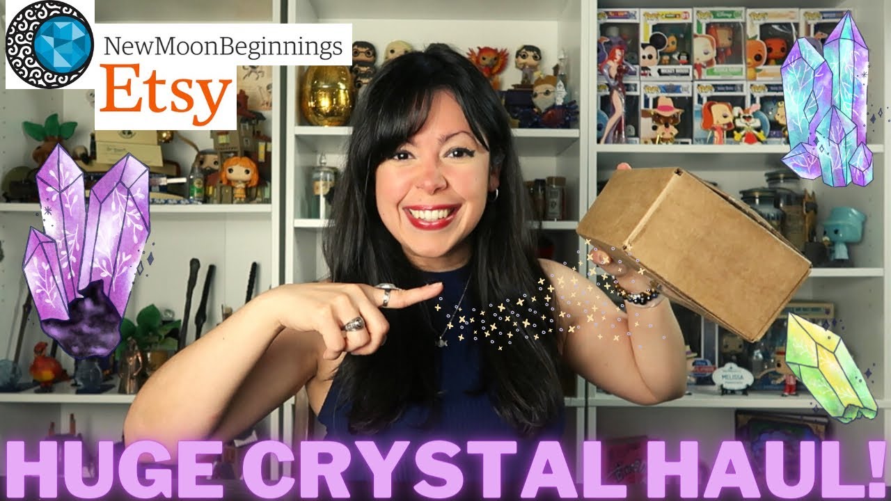 HUGE CRYSTAL HAUL! | New Moon Beginnings | Etsy | April 2022 🔮
