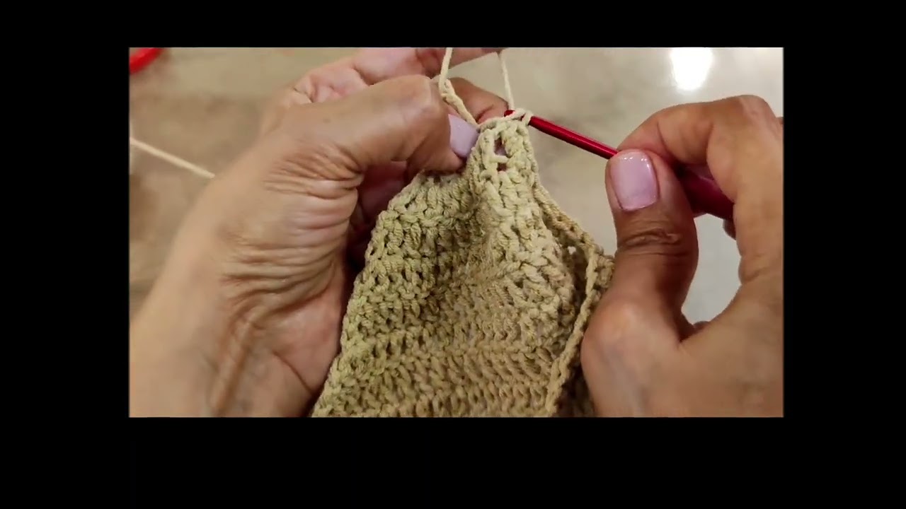 Crochet Shirt Tutorial.  آموزش پیراهن قلاب بافی 🥰