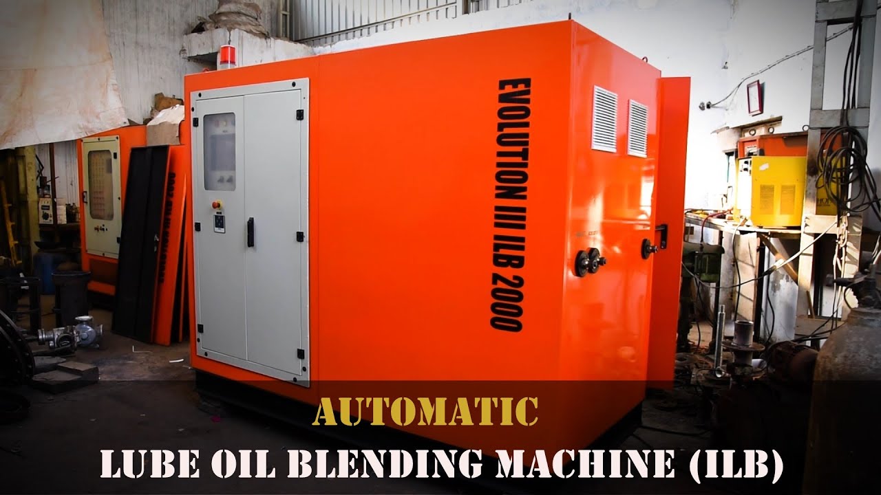 Automatic lube oil blending machine
