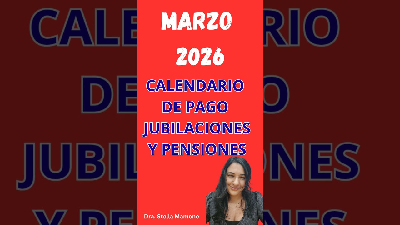 #ANSES #JUBILADOS  CALENDARIO COBRO #jubilaciones Y #Pensiones #Marzo2026