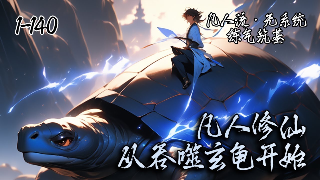 《凡人修仙，从吞噬玄龟开始》EP1-140，我穿越修仙界后偶遇巨大神龟，神龟想走捷径修炼欲将我夺舍，岂知我神魂强大反而吞噬了神龟，并得到上古奇术迈入修仙之路。