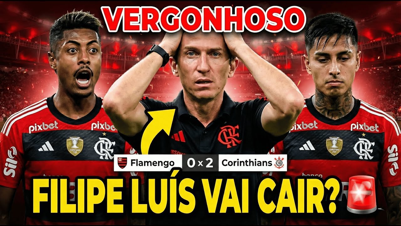 FILIPE LUÍS VAI CAIR? ARBITRAGEM POLÊMICA E FLAMENGO COMPLETAMENTE PERDIDO!!