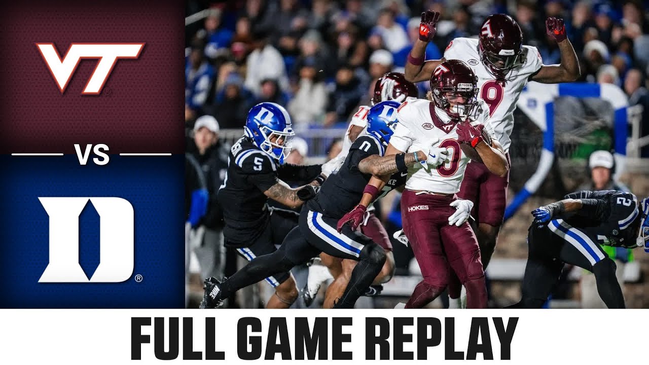 Virginia Tech vs. Duke Full Game Replay | 2024 ACC Football
