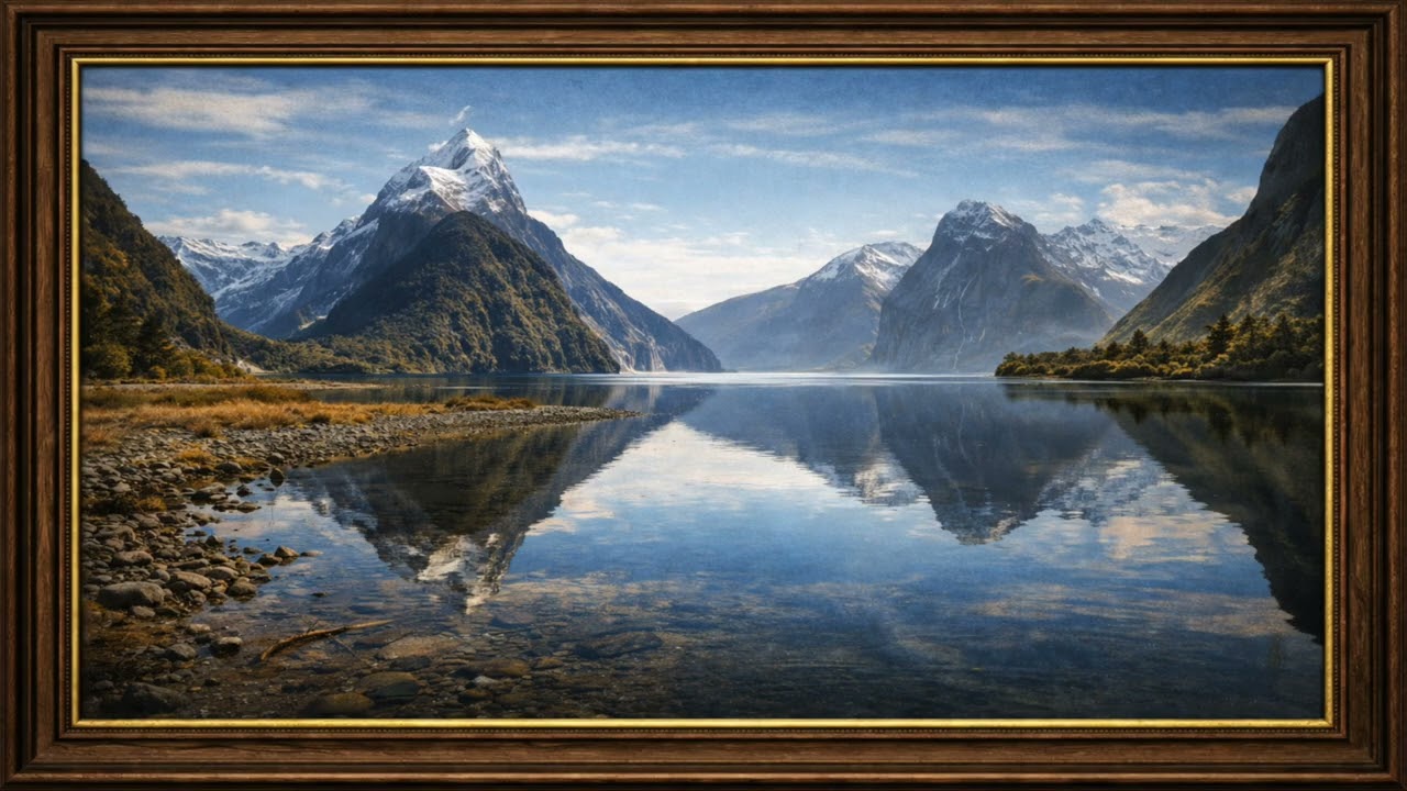 1 Hour | Frame Art  |TV Screen| 4K | still world #46