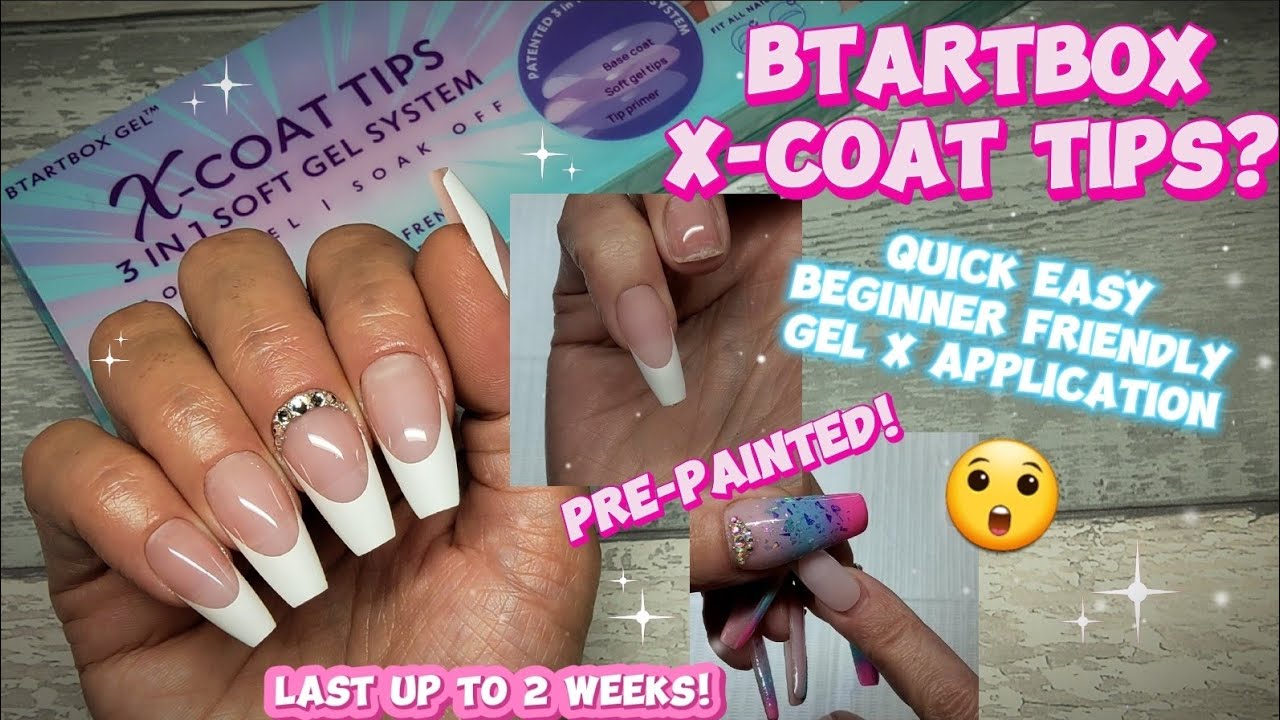 SOFT GEL PRE-PAINTED TIPS? | QUICK EASY GEL X APPLICATION | 