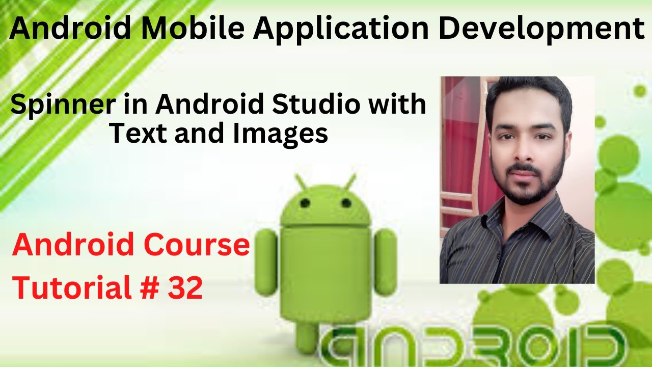 Tutorial 32: Spinner in Android Studio with Text and Images | Working with Spinner View In Android