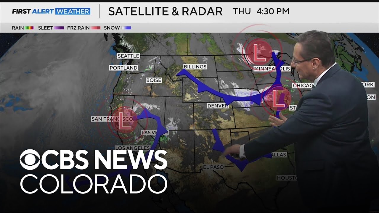 First Alert Weather Day for Friday as the Denver metro area gets a shot of cold and snow