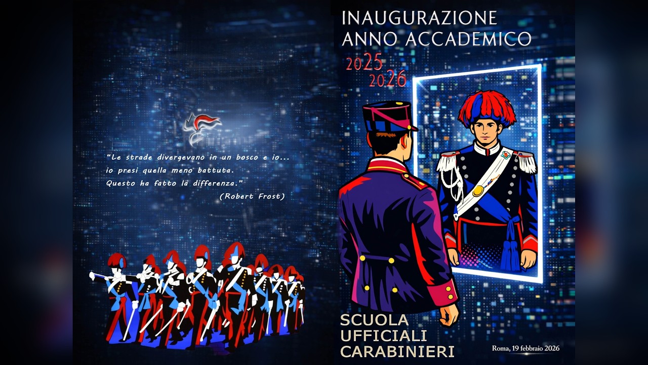Roma, Scuola Ufficiali Carabinieri - Inaugurazione dell'Anno Accademico 2025-2026