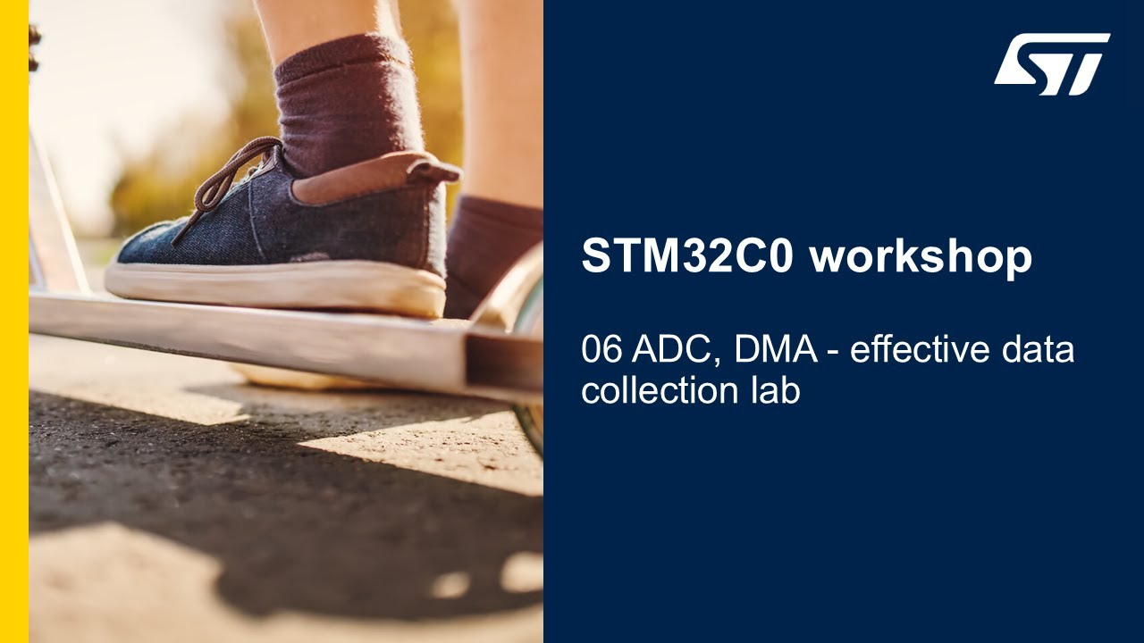 STM32C0 workshop - 06 ADC, DMA - effective data collection lab