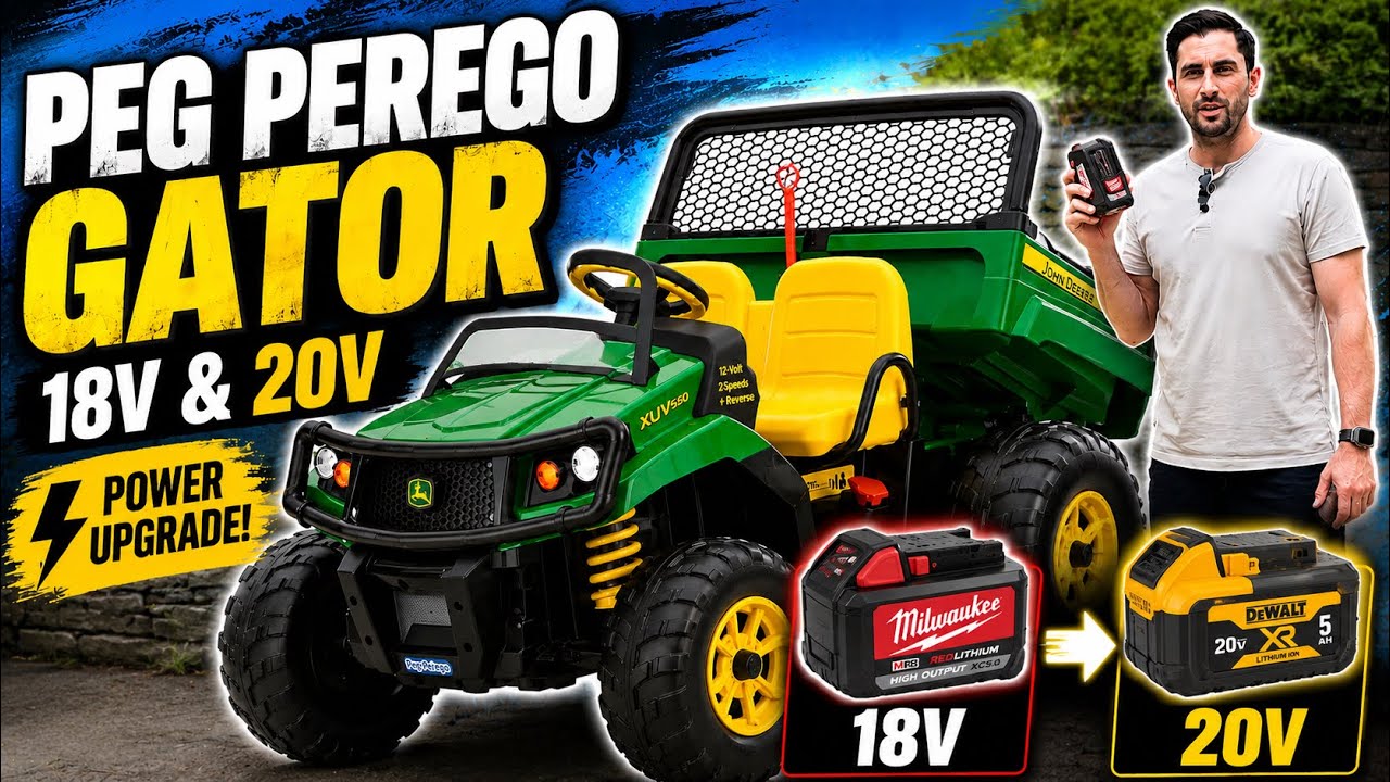 Инструкция по замене аккумулятора на электроинструмент Peg Perego Gator.