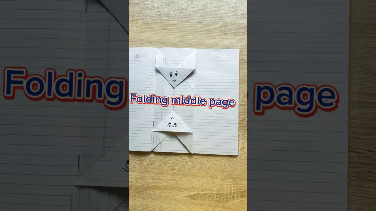Page folding idea❤️❤️#shorts #shortsfeed