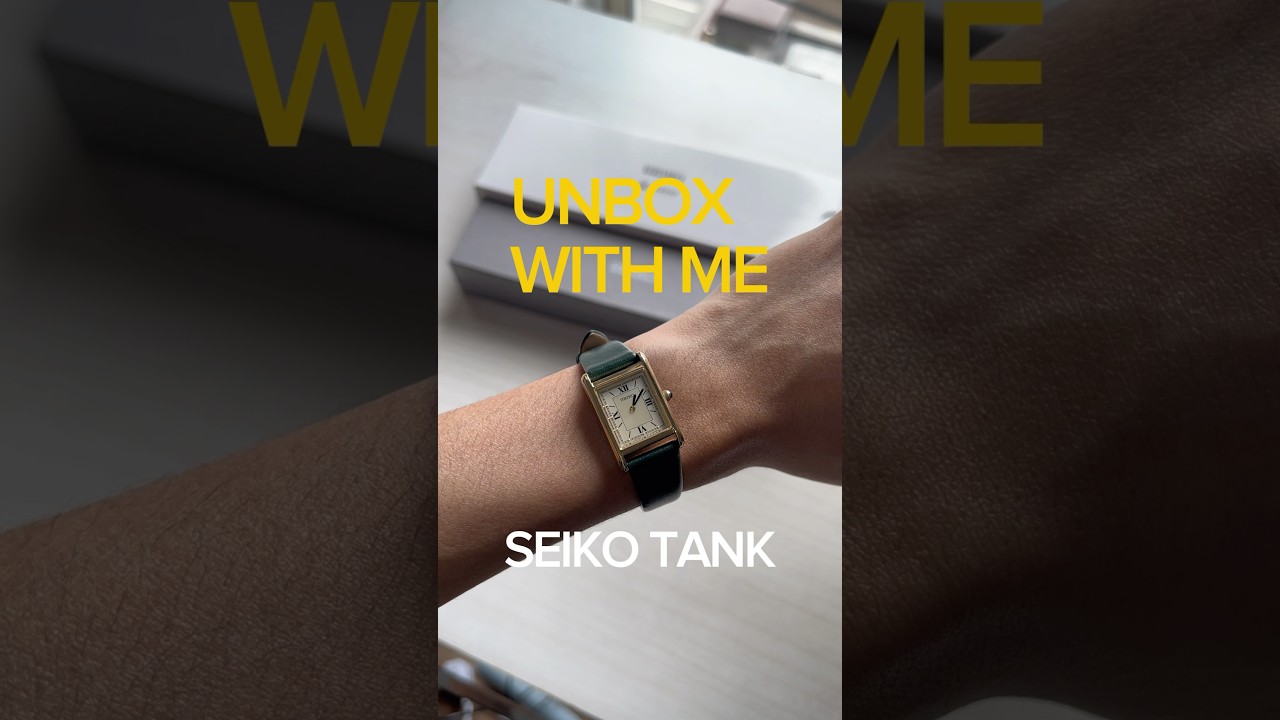 japan pickup 🇯🇵 #seiko #watch #tank#watchreview #watchaddict #unboxing #newpickup
