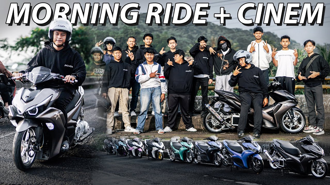 SERU BANGET❗ Morning Ride & Cinem Bareng SELEB AEROX