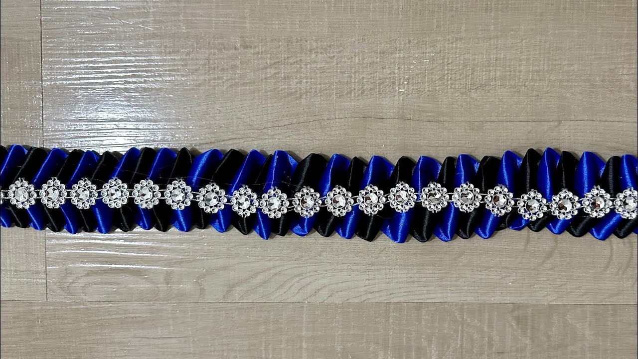 Homecoming mum tutorial variation of love braid flat love chain