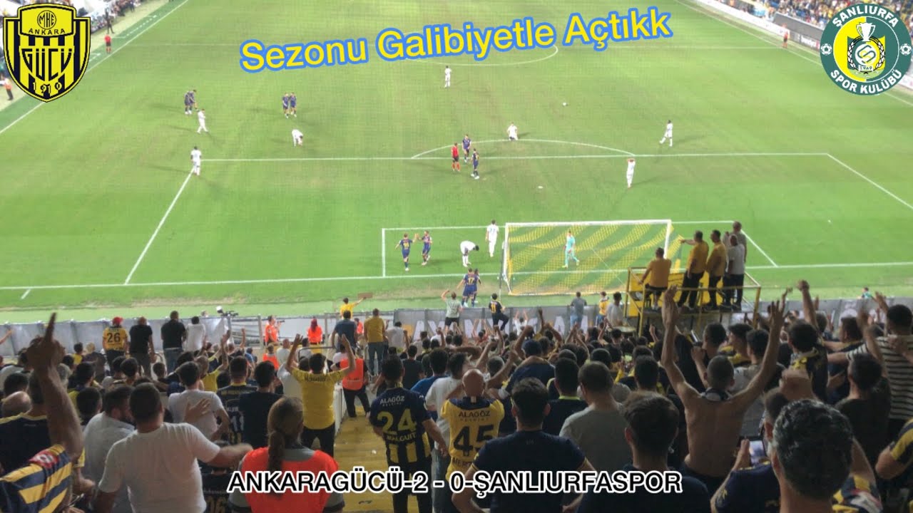 ANKARAGÜCÜ-ŞANLIURFASPOR GECEKONDU TRİBÜN SEZONU AÇTIKK
