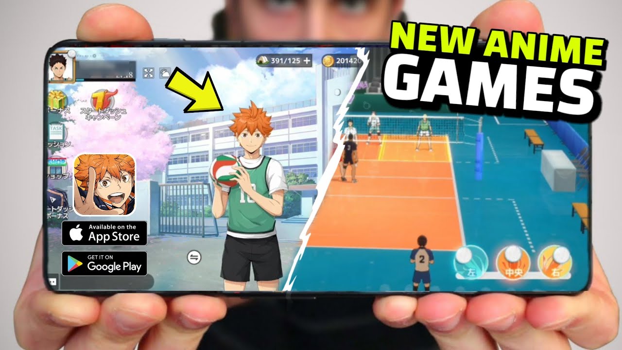 Скачать аниме-игру Haikyuu!! FLY HIGH &mdash; геймплей для (Android/iOS) 2024 | аниме про волейбол
