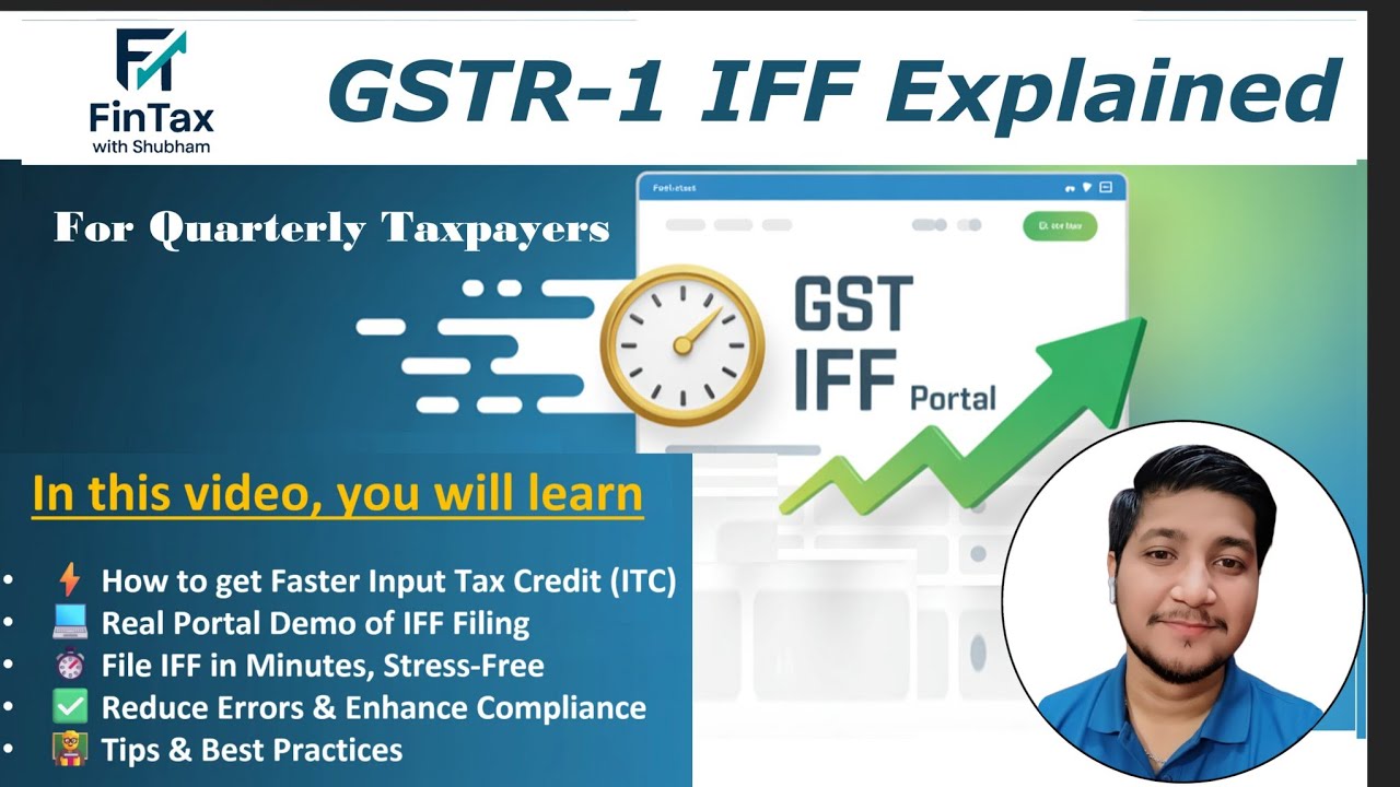 GSTR-1 (IFF) Explained | Step-by-Step Practical Demo on GST Portal (2025 Update)