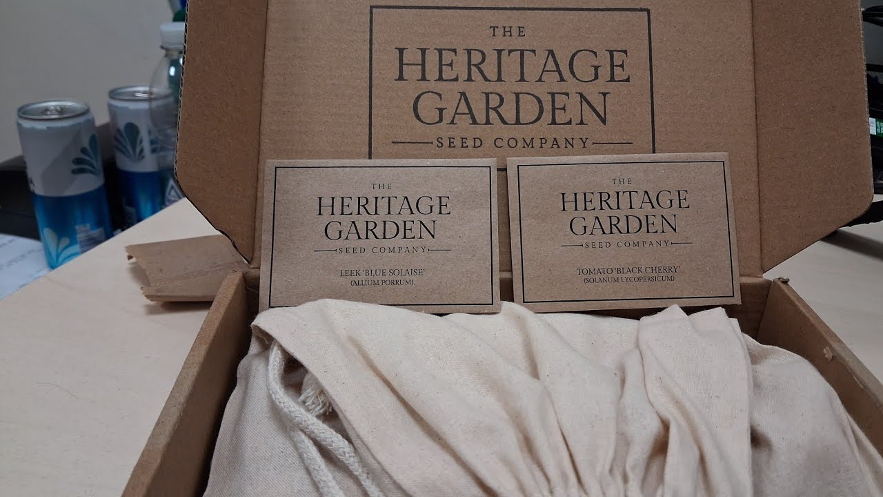 The Heritage Garden seeds subscription.