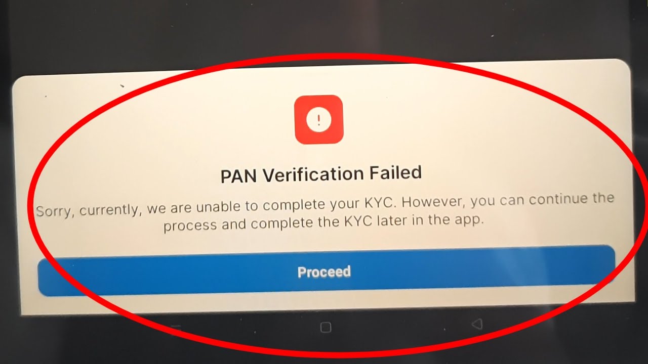 PayZapp Fix Pan Verification Failed Problem Solve