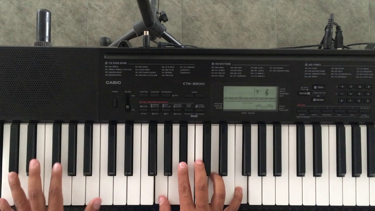 Solamente una vez, Luis Miguel- Piano acordes