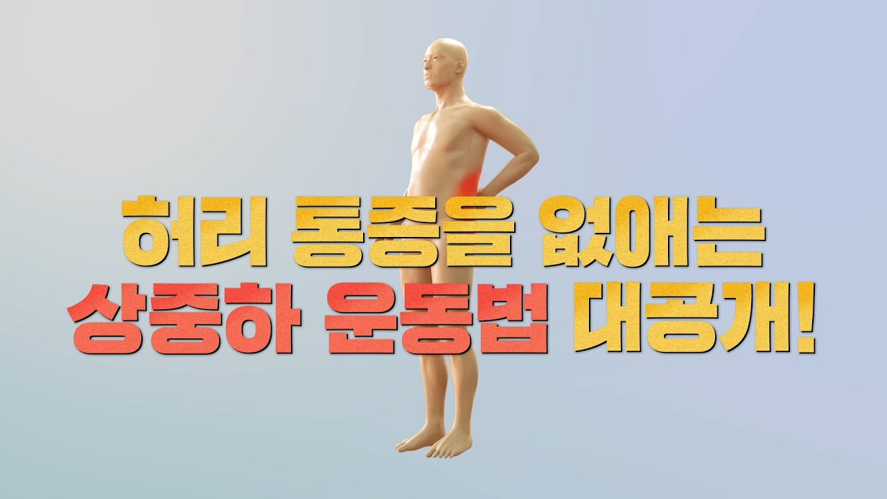 [리얼타임] 💥허리 통증 잡는💥최고의 스트레칭 #귀하신몸 #귀하신몸운동법