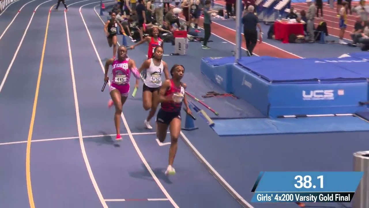 Girls' 4x200 Varsity Gold Final - The Armory Hispanic Games 2025 [Full Race Replay]