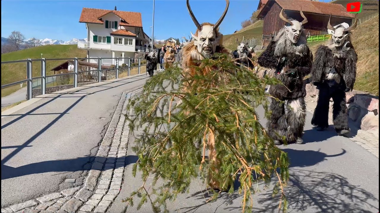 LIECHTENSTEIN |  Triesenberg Fasnacht 2025  Dämonen / Devils  | SBF Schweiz Bretagne Fernsehen 🇨🇭