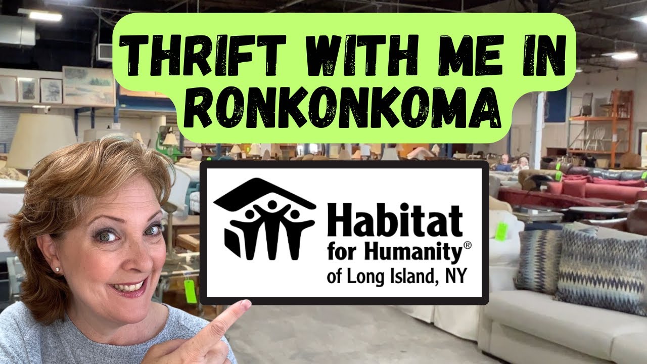 Incredible Thrifted Finds at the Habitat For Humanity ReStore!