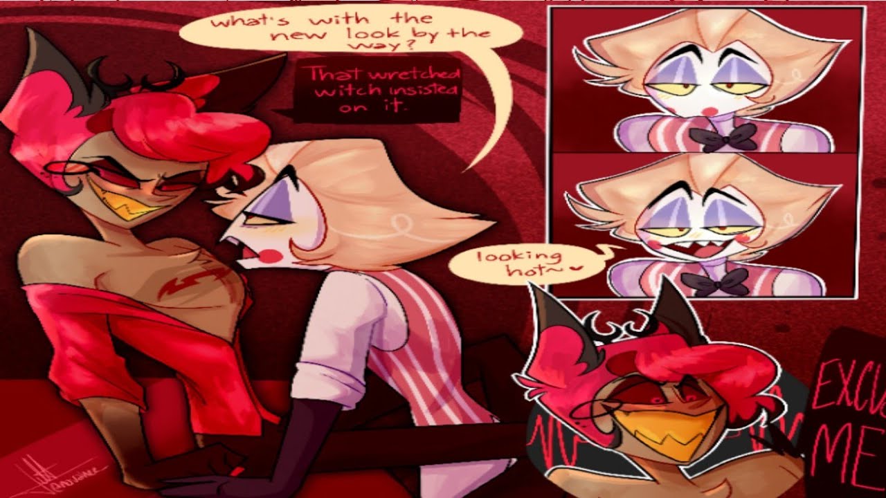 ALASTOR EMBARAZA A LUCIFER, pero sigue siendo romantico (comic fandub) HAZBIN HOTEL.