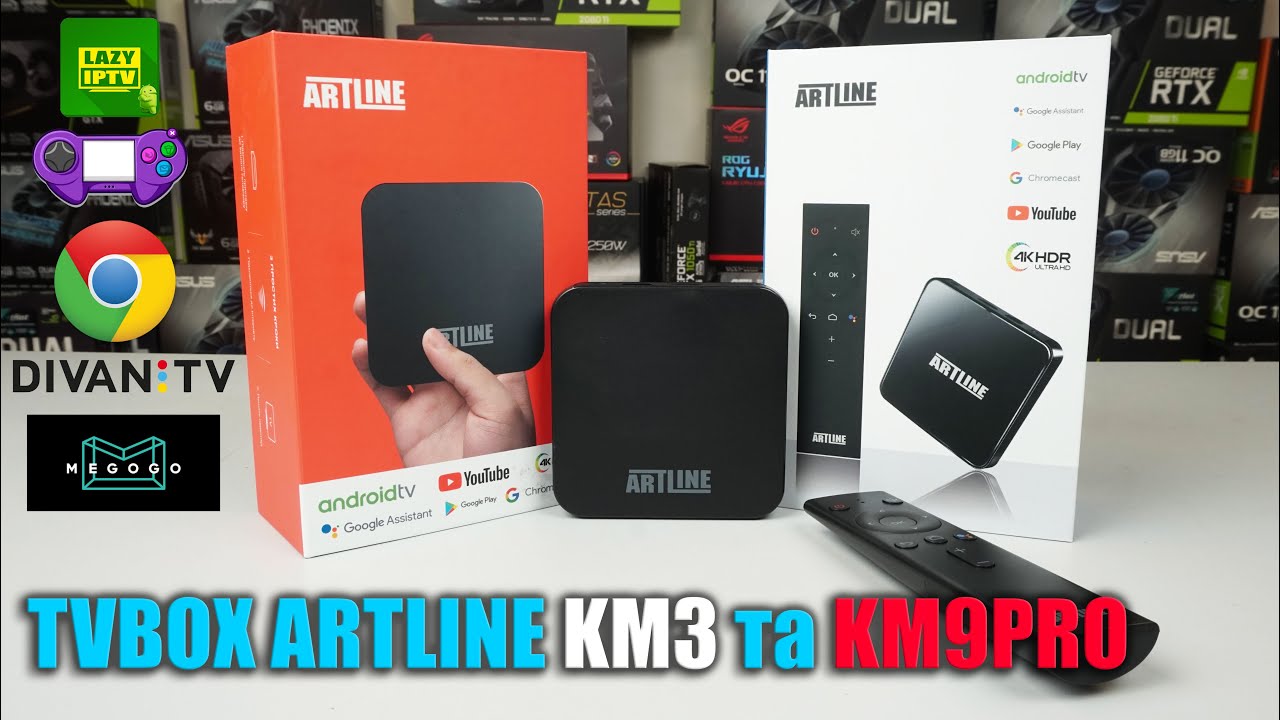 Налаштовуємо смарт тв приставки ARTLINE KM3 і KM9, CHROME CAST, GOOGLE CHROME, IPTV, тест в іграх
