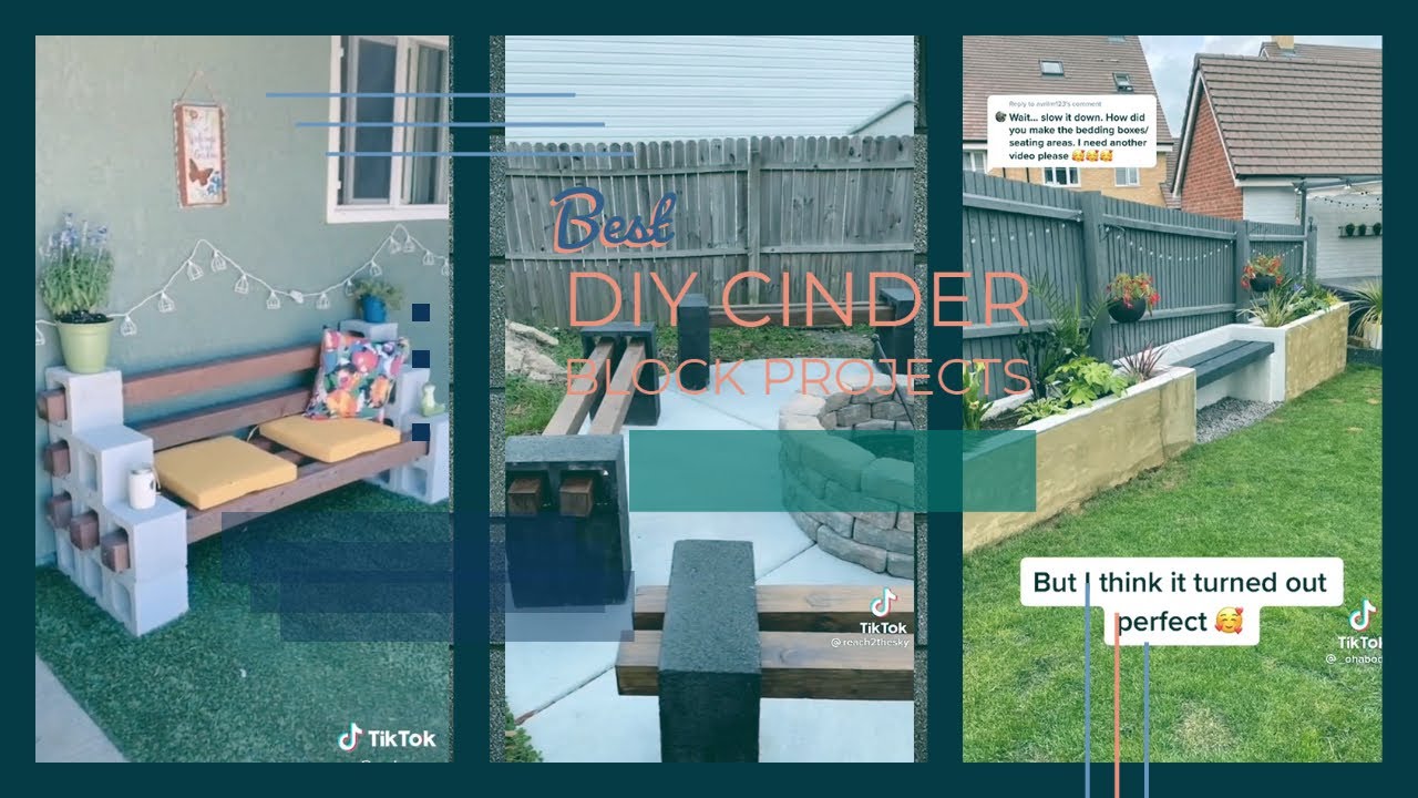 DIY Cinder Block Projects | Tiktok Compilation