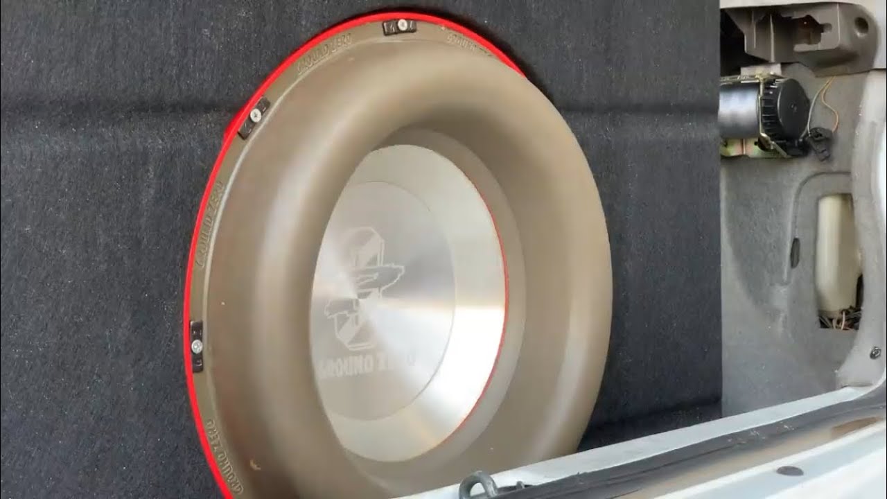 Ground zero subwoofer excursion test🔥plutonium series 6000w rms!!!