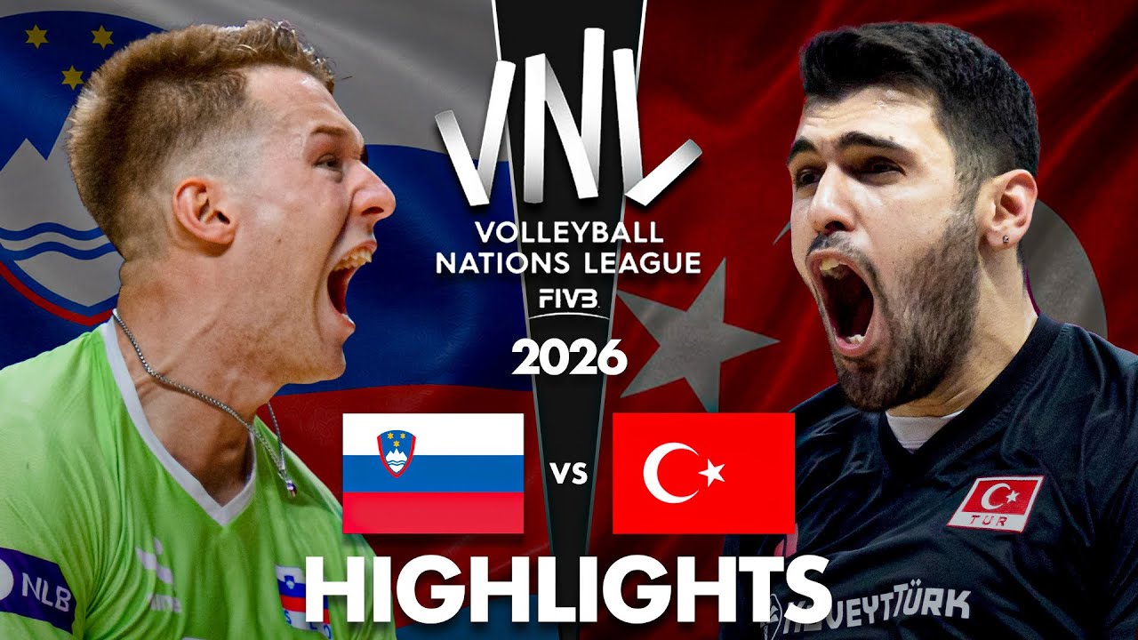 Slovenia 🇸🇮 vs T&uuml;rkiye 🇹🇷 | Quarter Final Highlights | Men's VNL 2026