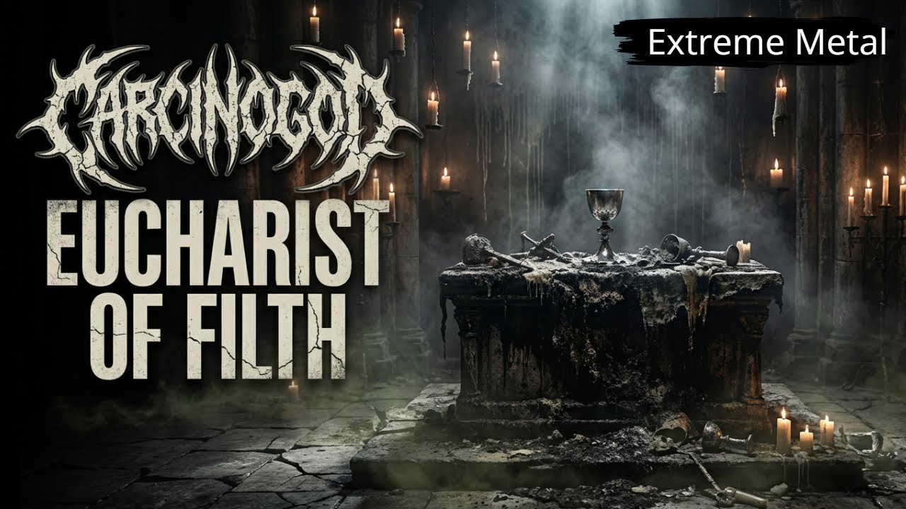 Carcinogod - Eucharist of Filth (Audio/Visualizer) - The Gospel of Rot | Extreme Metal | Death metal
