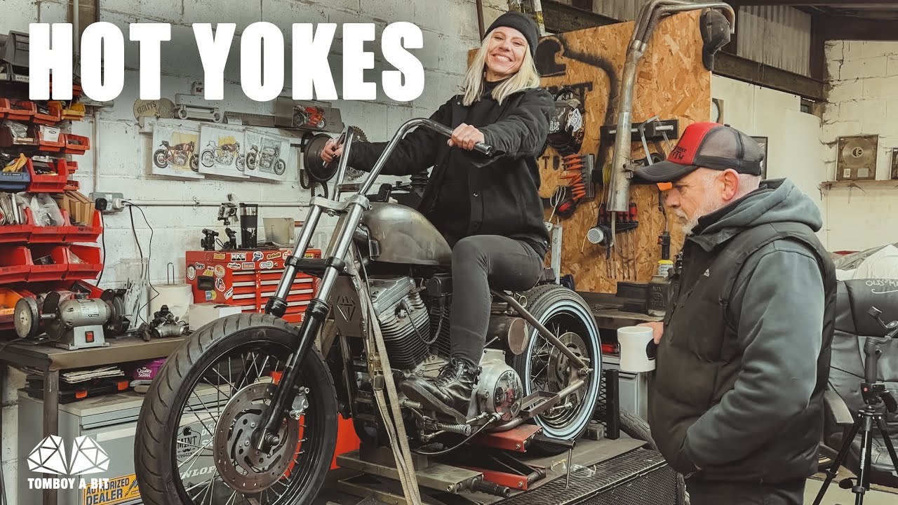 Hot Yokes For My Hardtail Harley Davidson Sportster Bobber Chopper Build Crow EP 18