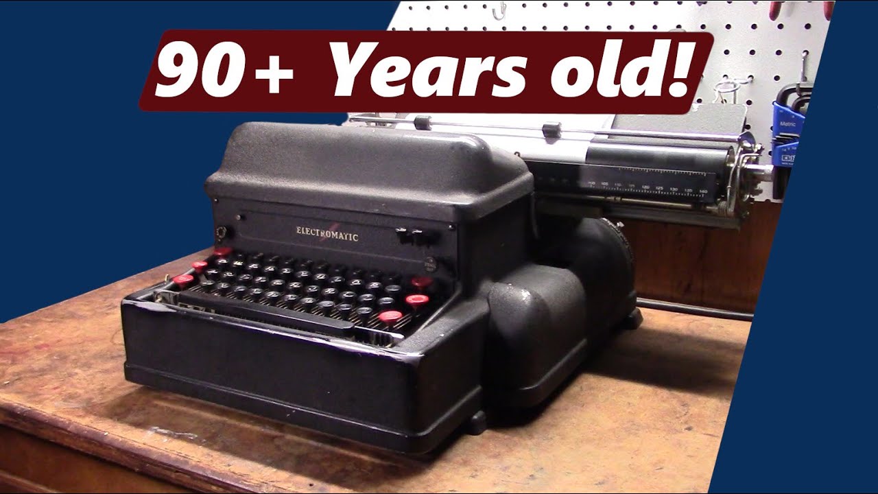 RARE Vintage Electric Typewriter Restoration