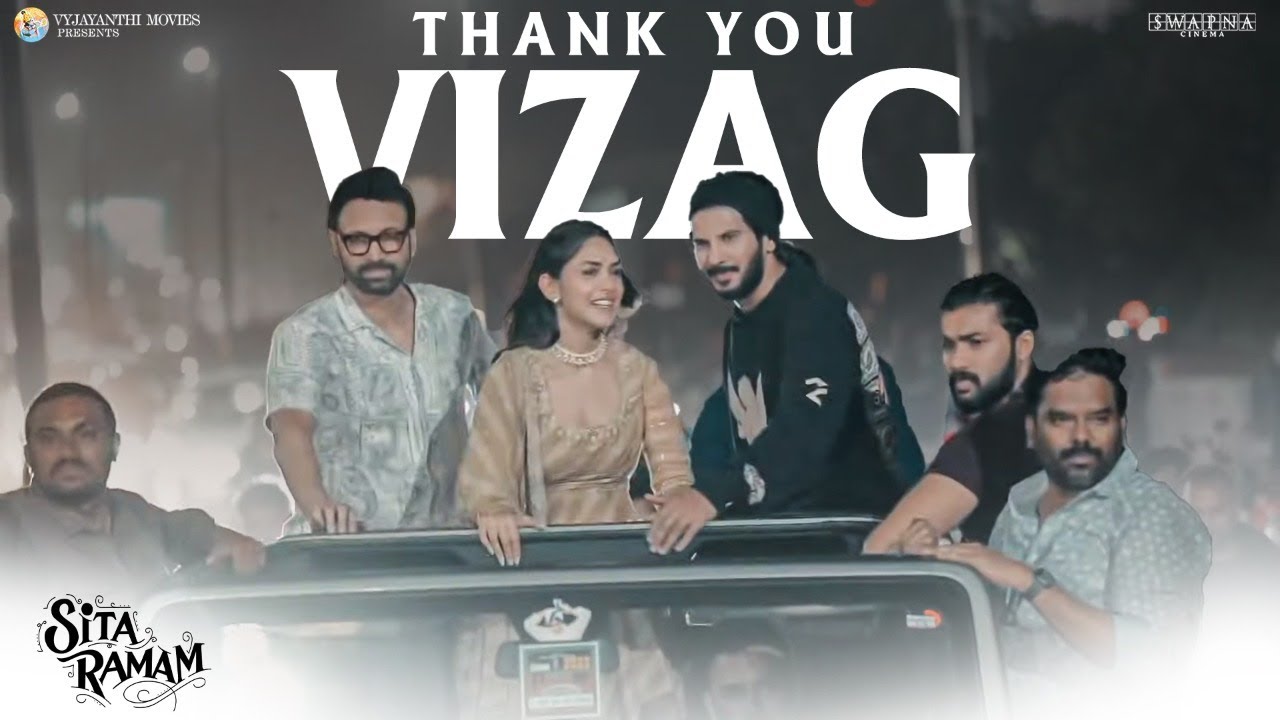 Thank You Vizag | Sita Ramam | Dulquer Salmaan | Mrunal | Rashmika | Sumanth | Hanu