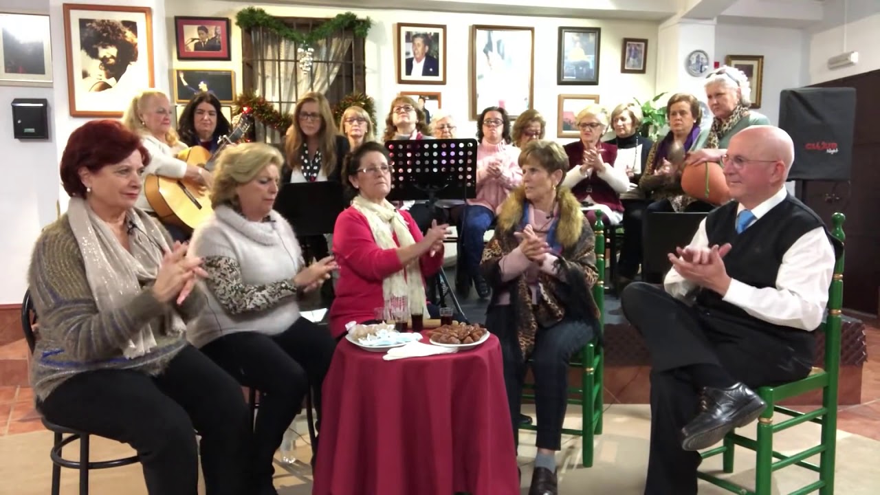 Rafael Cortés. Coro Peña Flamenca Femenina. Villancicos 2018. 16 de noviembre de 2020