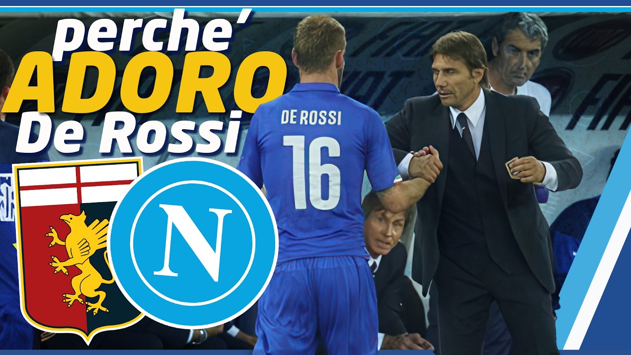 Verso #GENOA #NAPOLI, ascoltate DE ROSSI su #CONTE 👀 #Conferenza 🔵