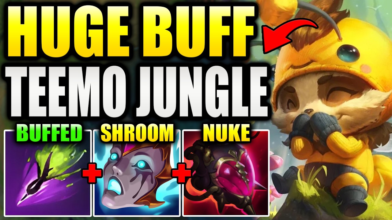 RIOT JUST GAVE TEEMO JUNGLE A MASSIVE CLEAR SPEED BUFF!