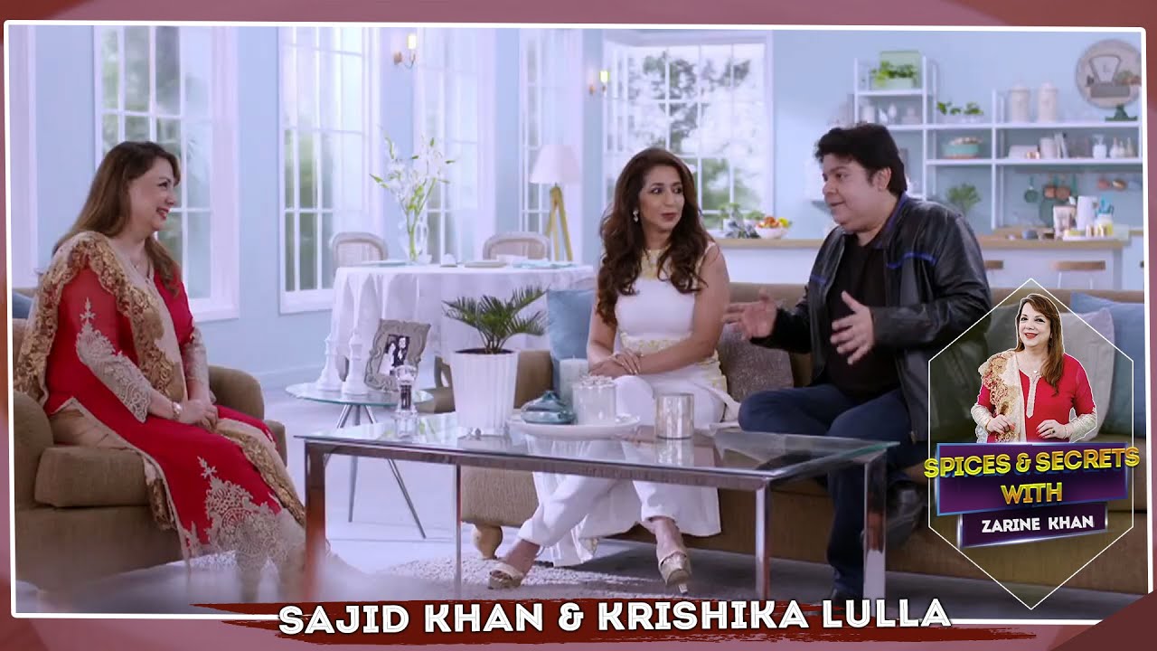 Sajid Khan & Krishika Lulla at The Chef Zarine Khan's Cooking Show | Love Food