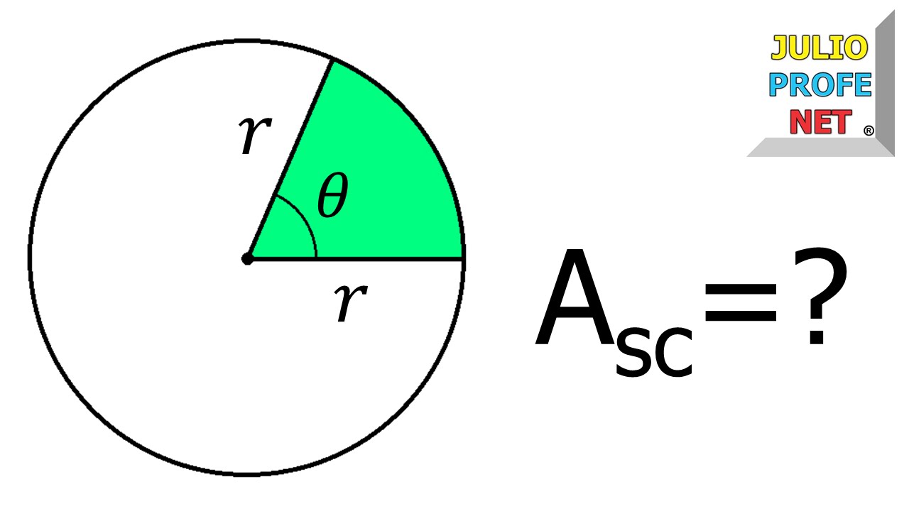 Área de un sector circular